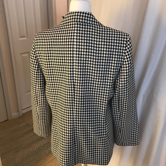 Jones Studio Separates B/W Herringbone Jacket 14 - Picture 8 of 8
